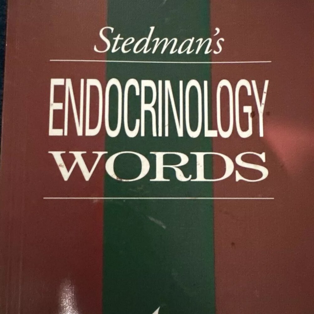 Stedman's Endocrinology Words by Stedmans